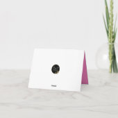 ユニークな渦 - 誕生日おめでとう カード (裏面)