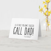 ユニークな父の日のプレゼント 子供からパパへ カード (黄色い花)