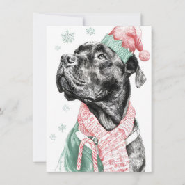 ユニークな犬のクリスマスカード シーズンカード