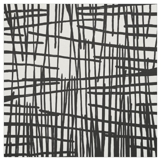 ユニークな白黒の手塗りのペンキの滴り ファブリック (見本)