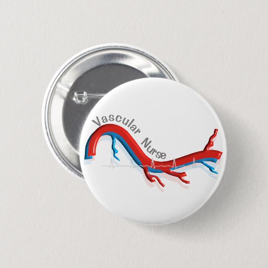 ユニークな管のナースのギフト 缶バッジ (正面&裏面)