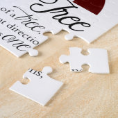 ユニークな系譜のデザイン ジグソーパズル (側面)