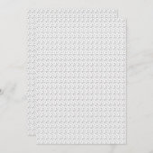 ユニークな結婚式の招待状 | 印刷可能でおしゃれなデザイン 招待状 (正面/裏面)