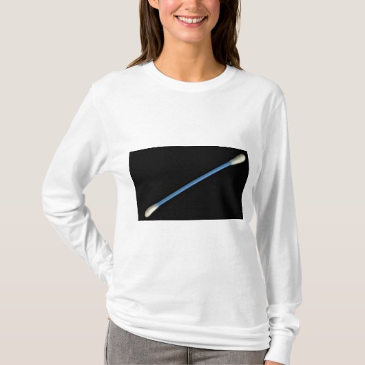 ユニークな綿棒 Tシャツ (正面)