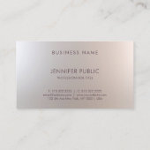 ユニークな美容院の創造的な金ゴールドのストライプのな魅力 名刺 (裏面)