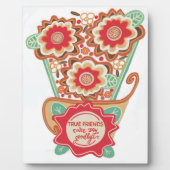 ユニークな花のデザインストyle フォトプラーク (正面)