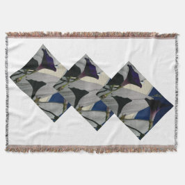 ユニークな花のブランケット スローブランケット