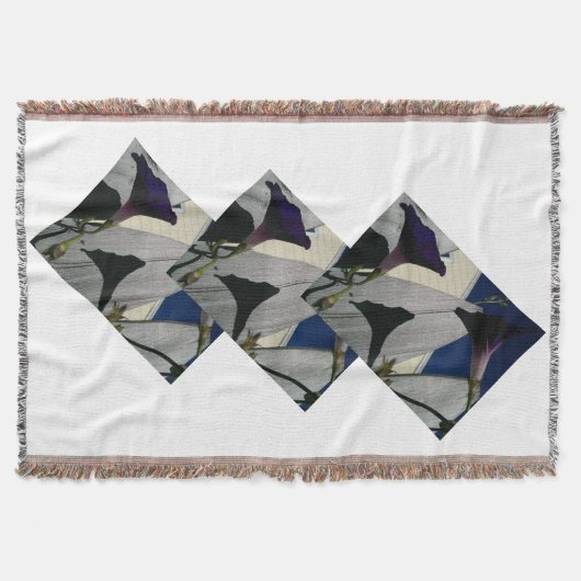 ユニークな花のブランケット スローブランケット (正面)