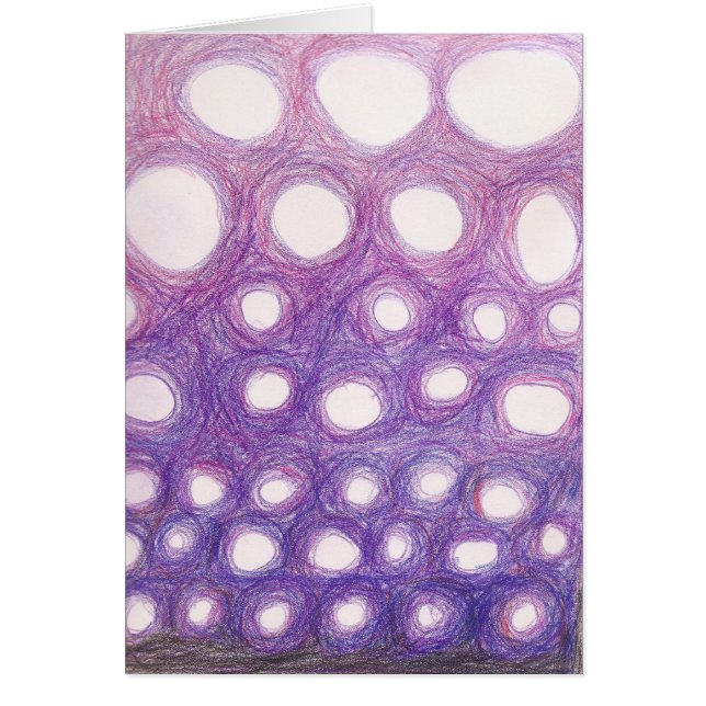 ユニークな芸術カード (正面)