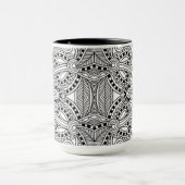 ユニークな落書き マグカップ (中央)