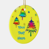 ユニークな虹の木のオーナメント セラミックオーナメント (右)