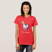 ユニークな角 - ホワイト -.png tシャツ (正面フル)