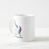 ユニークな角 -.png コーヒーマグカップ (正面左)