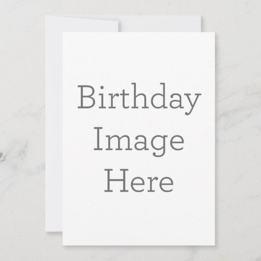 フラット招待状, サイズ: 12.7cm x 17.8cm, ペーパー: シグネチャーマット, 封筒: ホワイト (正面)