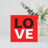 ユニークな赤い背景のラブロマンス (スタンド正面)