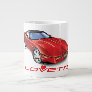 ユニークな車のデザインが大好きです ジャンボコーヒーマグカップ