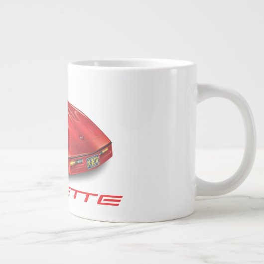 ユニークな車のデザインが大好きです ジャンボコーヒーマグカップ (右)