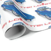 ユニークな車のデザインが大好きです ラッピングペーパー (ロールコーナー)