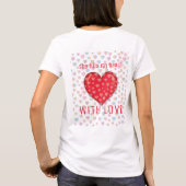 ユニークな車のデザインが大好きです Tシャツ (裏面)