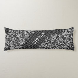 ユニークな透明なフローラルレースパーソナライズ ボディピロー