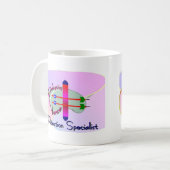 ユニークな透析のナース"ろ過専門家" コーヒーマグカップ (正面左)