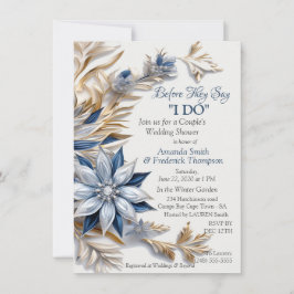 ユニークな雪の結晶のフェスティブな冬のデザイン 招待状