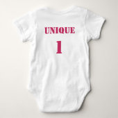 ユニークな雪片 Tシャツ (裏面)