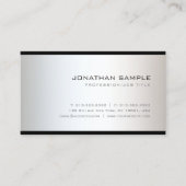 ユニークな風雅で頭が切れるな専門のデザインのモダン 名刺 (正面)