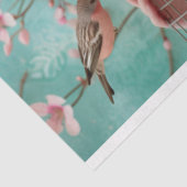 ユニークな鳥かごハット フラワー デコパージュ 薄葉紙 (詳細)