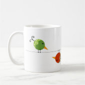 ユニークな1つ コーヒーマグカップ (左)