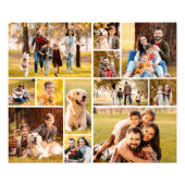 ユニークな12枚の写真コラージュ ミニマリスト シンプル フォト (正面)