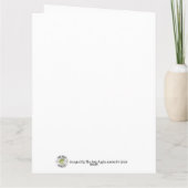 ユニークな12枚の写真コラージュ ミニマル シンプルなモンテージ カード (裏面)