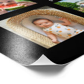 ユニークな12枚の写真コラージュ ミニマル シンプルなモンテージ フォトプリント            (角)