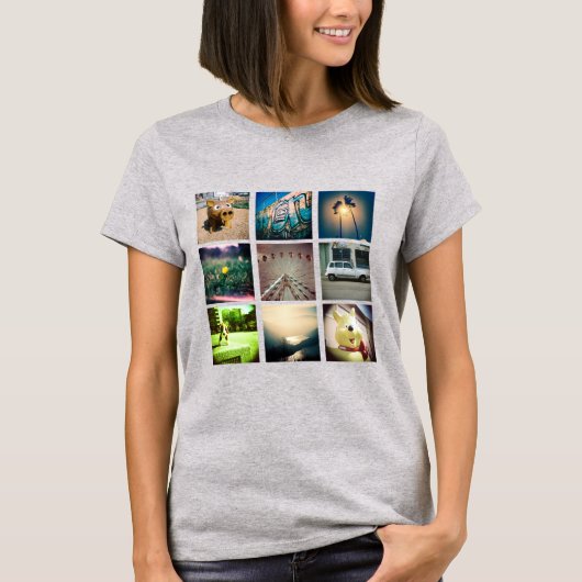 ユニークな、元のinstagramを作成して下さい tシャツ (正面)