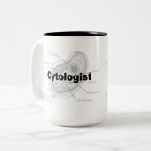ユニークなCytologistのギフト ツートーンマグカップ (正面左)