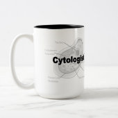 ユニークなCytologistのギフト ツートーンマグカップ (左)