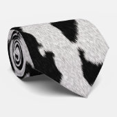 ユニークなDalmatian毛皮 ネクタイ (ロール)