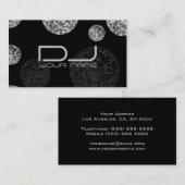 ユニークなDJの名刺 名刺 (正面/裏面)