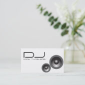 ユニークなDJの名刺 名刺 (スタンド正面)