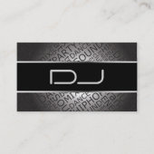 ユニークなDJの名刺 名刺 (正面)