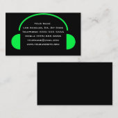 ユニークなDJの名刺 名刺 (正面/裏面)