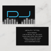 ユニークなDJの名刺 名刺 (正面/裏面)