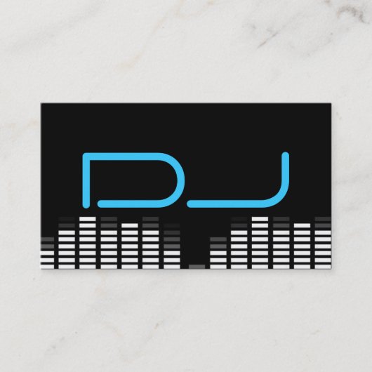 ユニークなDJの名刺 名刺 (正面)