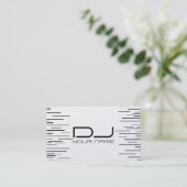 ユニークなDJの名刺 名刺 (スタンド正面)