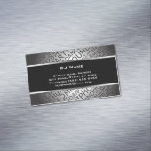 ユニークなDJの磁気名刺 マグネット名刺 (インサイチュ)