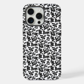 ユニークなiPhoneケース 励ましの言葉 "Be Bold" iPhone 15 Pro Maxケース