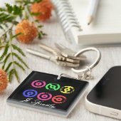 ユニークなKeychain キーホルダー (正面右)