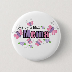 ユニークなMema 缶バッジ