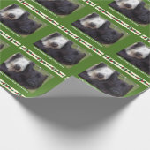 ユニークなSkyeテリアのクリスマスのギフト用包装紙 ラッピングペーパー (角)