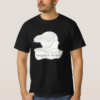 ユニークに繋がる自閉症啓発Tシャツ Tシャツ